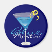 Blue Martini Magneet (Voorkant)