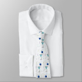 Blue Martini New Year's Necktie Stropdas (Gebonden)