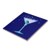 BLUE MARTINI Onderzetter Tegels Tegeltje (Zijkant)