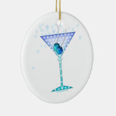 Blue Martini Ornament (Rechts)