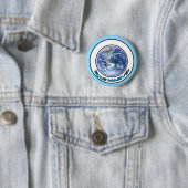 BLUE MARVEL Knop Ronde Button 5,7 Cm (In situ)