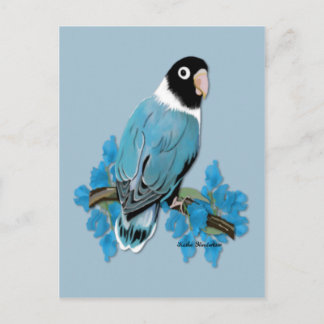Blue Masked Lovebird Briefkaart
