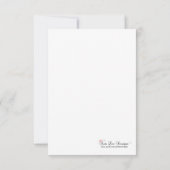 Blue Masquerade Mask Sweet 16 R.S.V.P. Kaart (Achterkant)