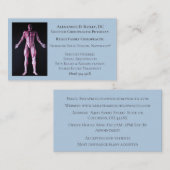 Blue Massage Therapy Chiropractie Visitekaartje (Voorkant / Achterkant)