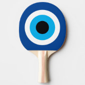 Blue Mati Evil Eye charm table tennis Tafeltennisbatje (Voorkant)