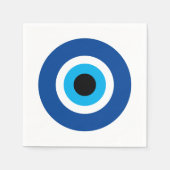 Blue Mati Evil Eye feestservetten Servet (Voorkant)