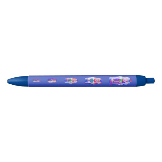 Blue Matryoshka Russian Dolls Pen (Voorkant)