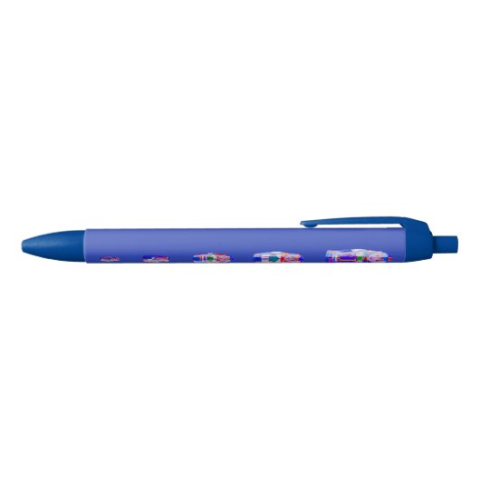 Blue Matryoshka Russian Dolls Pen (Bovenkant)