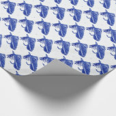 "Blue Matuka Streamer"-forel voor het oppakken van Cadeaupapier (Hoek)