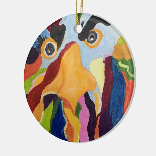 Blue Maurice, Angry Rooster Ornament (Links)