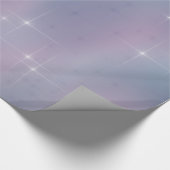 Blue Mauve Twinkle Cadeaupapier (Hoek)