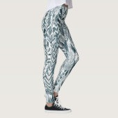 Blue Maximalist Garden Leggings (Rechts)