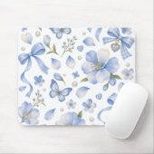 Blue Meadow Bows & Blooms Muismat (Met muis)