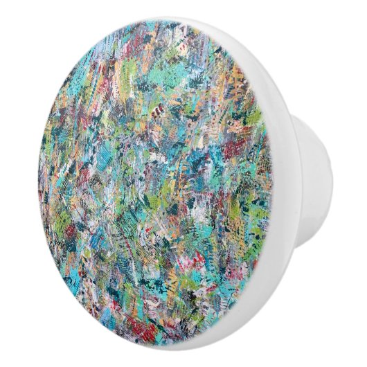 Blue Meadow Keramische Trek Knop (Rechts)