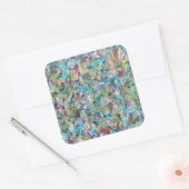 Blue Meadow Square Stickers (Envelop)