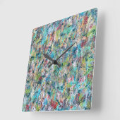 Blue Meadow Wall klok (Hoek)