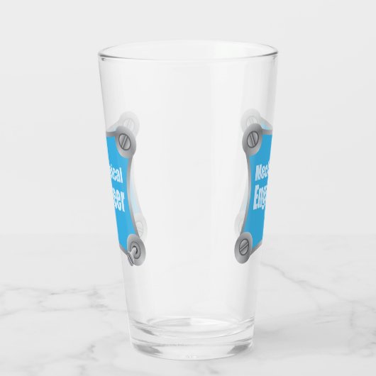 Blue Mechanical Engineer Glas (Rechts)