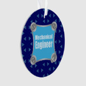 Blue Mechanical Engineer Ornament (voorkant)