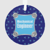 Blue Mechanical Engineer Ornament (achterkant)