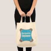 Blue Mechanical Engineer Tote Bag (Voorkant (product))
