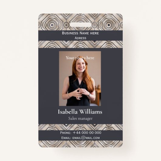 Blue Medical Facility of Business Member Badge (Voorkant)