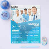 Blue Medical Healthcare (Sjabloon) Flyer (Enkel)