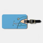 Blue Medical Scrubs Bagagelabel (Voorkant horizontaal)