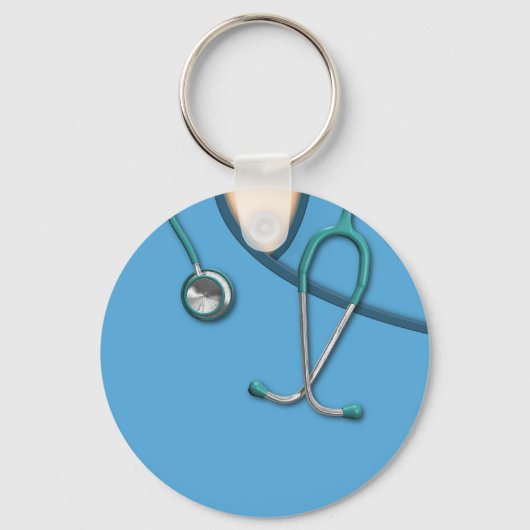 Blue Medical Scrubs Sleutelhanger (Voorkant)