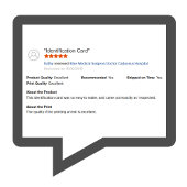 Blue Medical Surgeon Doctor Caduceus Hospital Badge