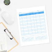 Blue Medical Visings Personal Planner Stationery