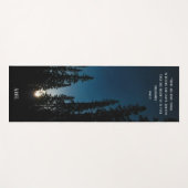 Blue Meditation Inspirerend Quote nachtelijke heme Yogamat (Voorkant (horizontaal))