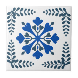 Blue Mediterranean geïnspireerde Accent tegel Tegeltje