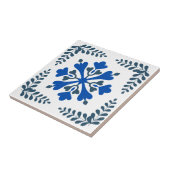 Blue Mediterranean geïnspireerde Accent tegel Tegeltje (Zijkant)