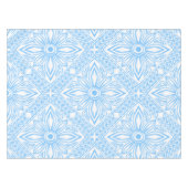 Blue Mediterranean Italian Tile Decorative Pattern Tafelkleed (Voorkant (Horizontaal))