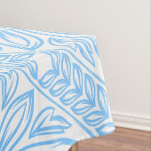 Blue Mediterranean Italian Tile Decorative Pattern Tafelkleed (Voorbeeld)