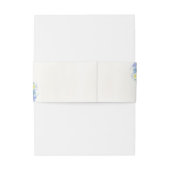 Blue Mediterranean Lemon Wedding Uitnodigingen Wikkel (Achterkant Voorbeeld)