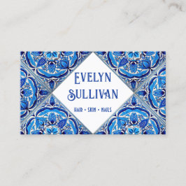 Blue Mediterranean tegels visitekaartje