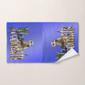 Blue Meerkats, Hand Towel Handdoek (Handdoek)