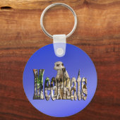 Blue Meerkats, Keyring Sleutelhanger (Achterkant)