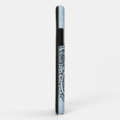 Blue Mehndi Motif BT iPhone 5 Hoesje (Achterkant/rechts)