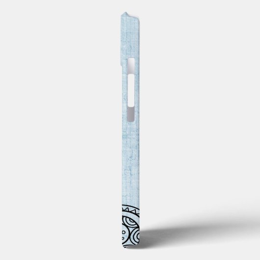 Blue Mehndi Motif Galaxy Note 4 Hoesje (Achterkant / Links)