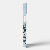 Blue Mehndi Motif Galaxy Note 4 Hoesje (Achterkant / Rechts)