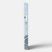 Blue Mehndi Motif iPad Air Case (Achterkant / Links)