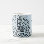 Blue Mehndi Motif Mok (Center)