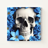 Blue Memento Mori Stoic Journal Notitieboek (Achterkant)
