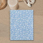 Blue Memphis Patroon Planner