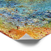 Blue Menorah Poster (Hoek)