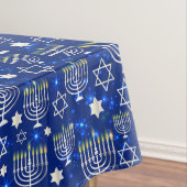 Blue Menorah Tafelkleed (Voorbeeld)