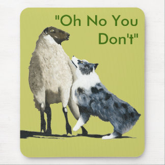 Blue Merle Aussie Stockdog Muismat