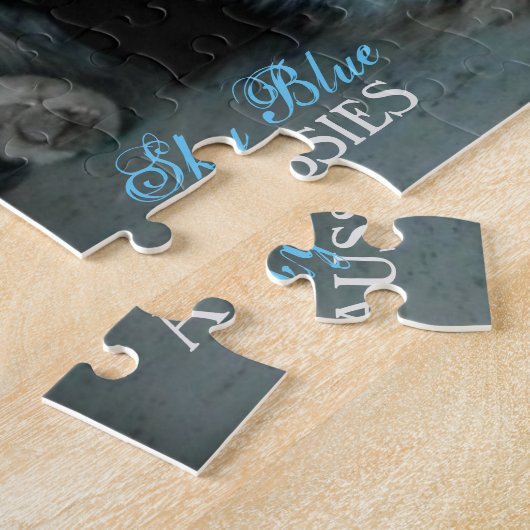 Blue Merle Aussies Puzzle Legpuzzel (Zijkant)